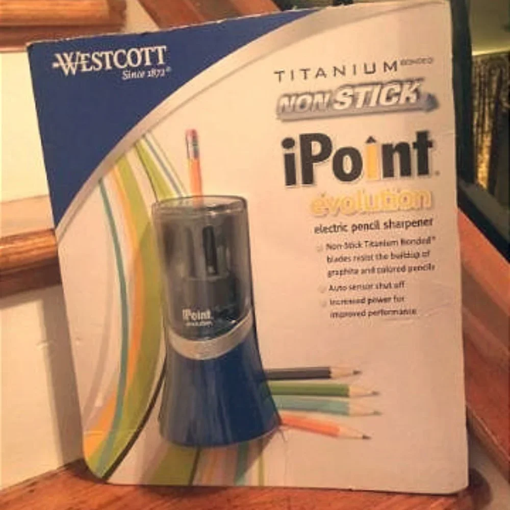Westcott iPoint Evol. Electric Pencil Sharpener, New-in-Pack